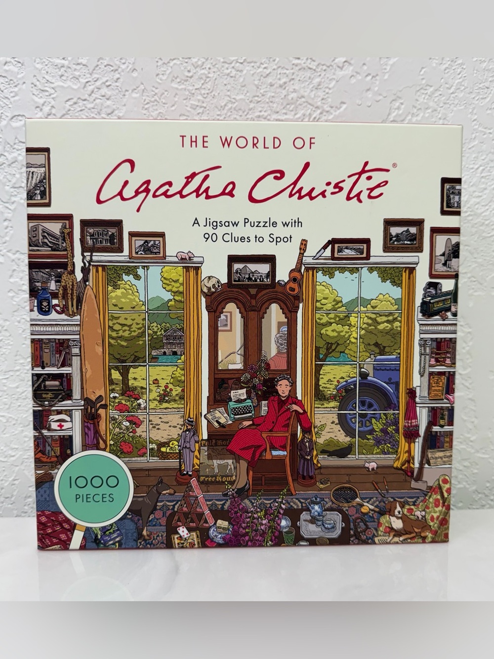 The World of Agatha Christie 1000-Piece Jigsaw Puzzle - Complete